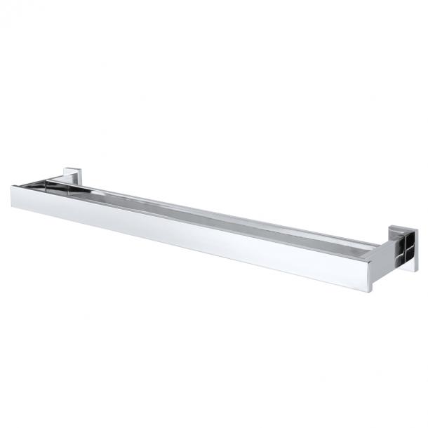 Haceka Edge towel rail double chrome 60cm Haceka